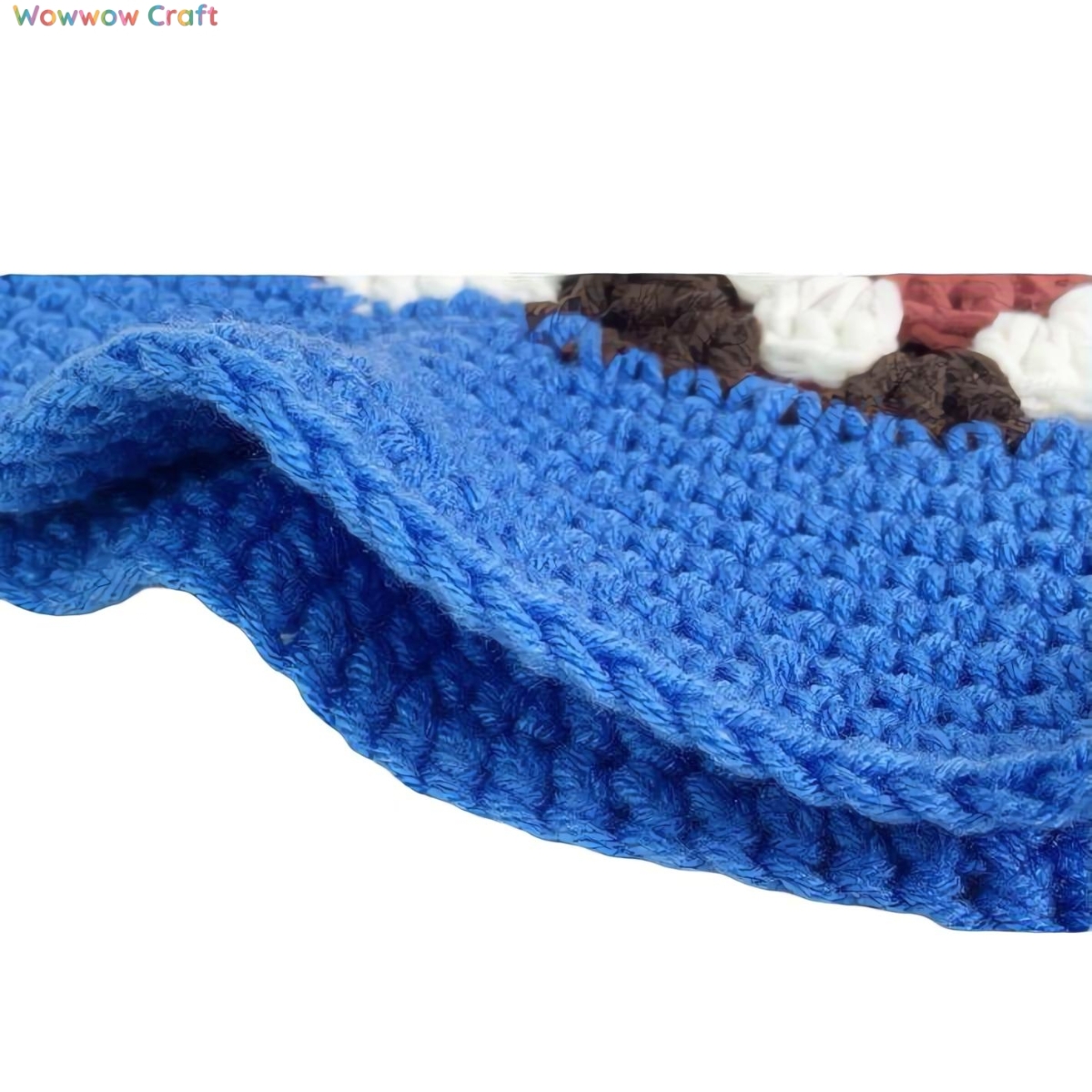 Crochet Hat,Handmade Flower Pattern Crocheted Bucket Hat - Crocheted hat